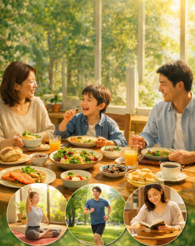 余裕のある食卓がもたらす心身の健康と日々の充実感